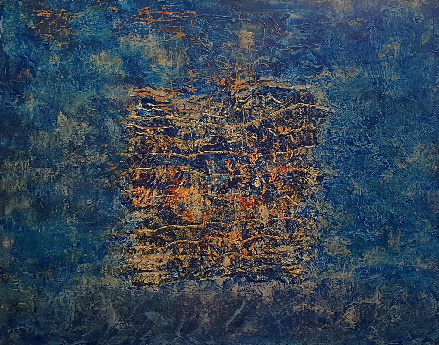 Quadrato Organico [acrylic on canvas]