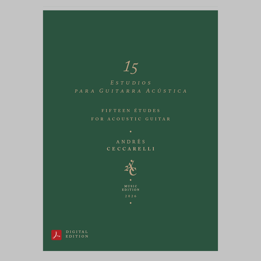 15 Études for Acoustic Guitar - digital edition